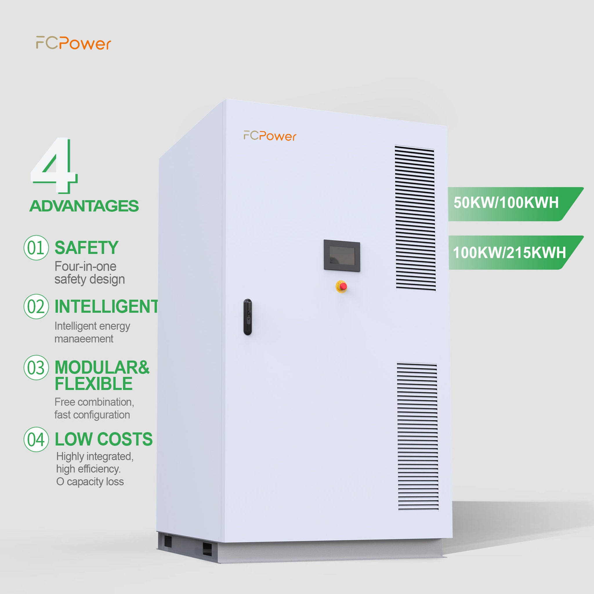 100KW High Voltage Energy Power System Lithium Battery