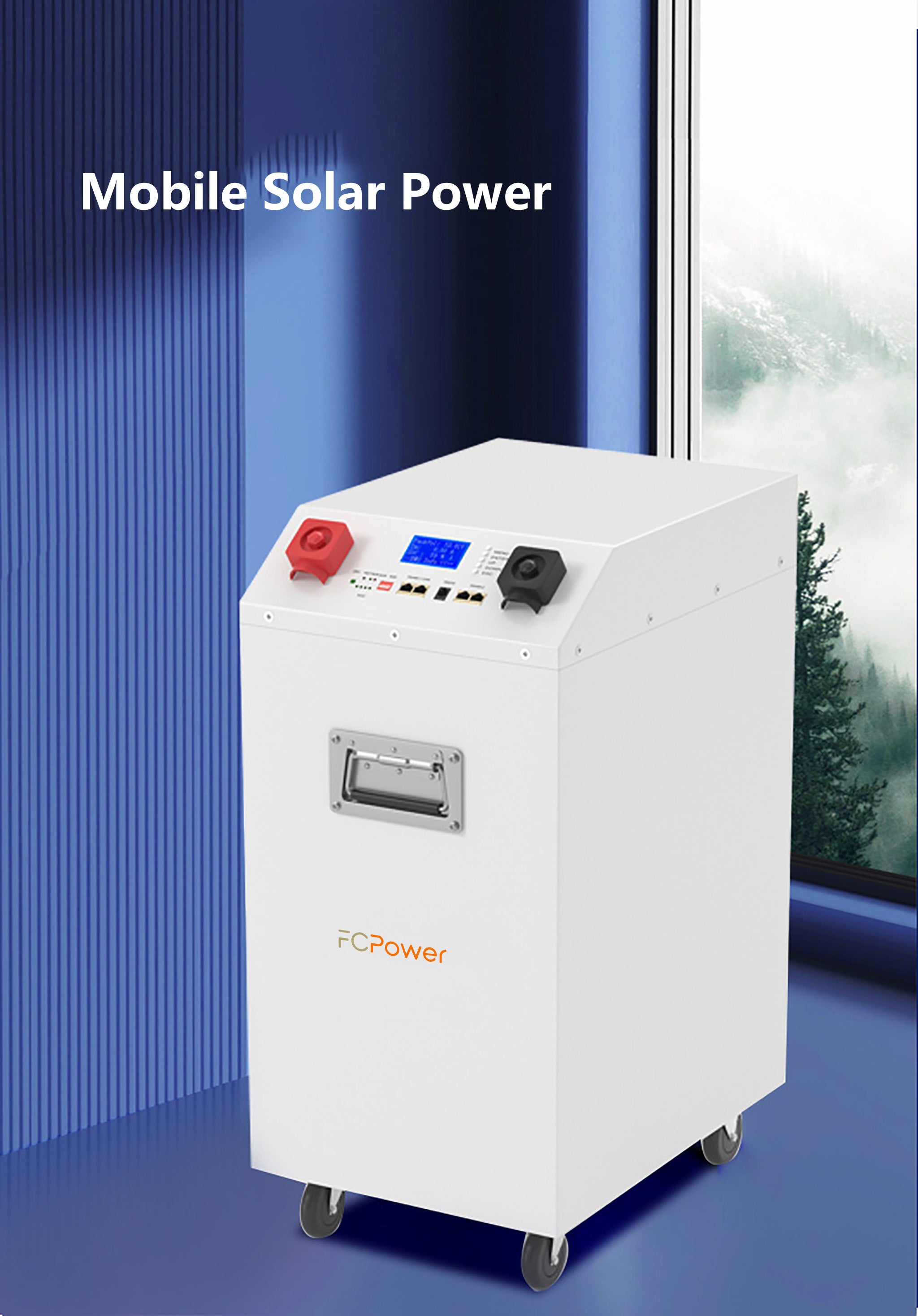 Mobile Solar Power 15kWh Lithium Battery