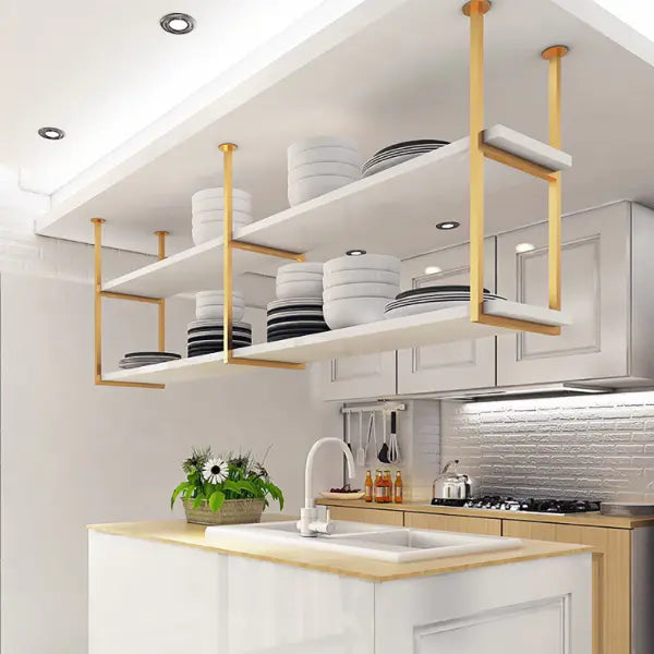 Ceiling-Mounted Shelves