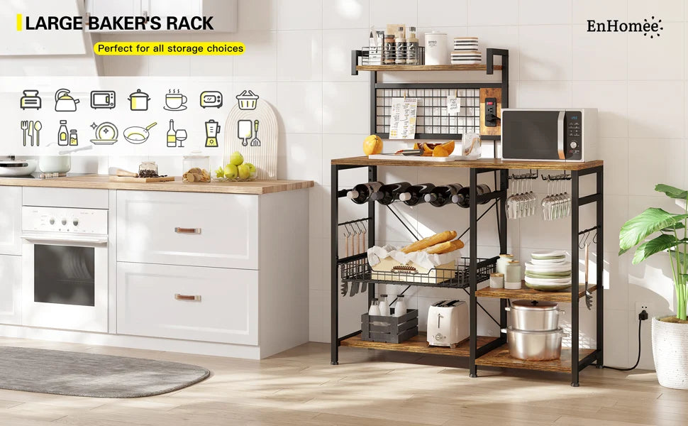 EnHomee Bakers Rack