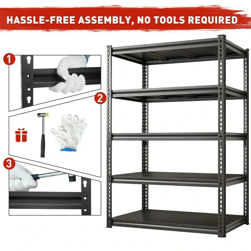 REIBII Heavy Duty Storage Shelf