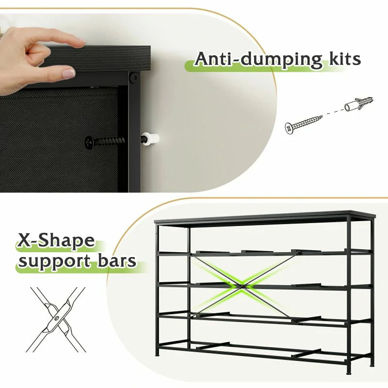 Raybee Wide Dresser with Anti-dumping Kits