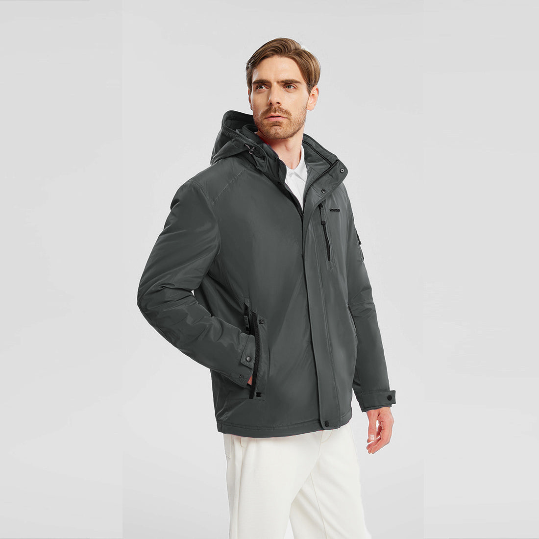 Image of Functional Outdoor Water And Wind Resistant Jacket