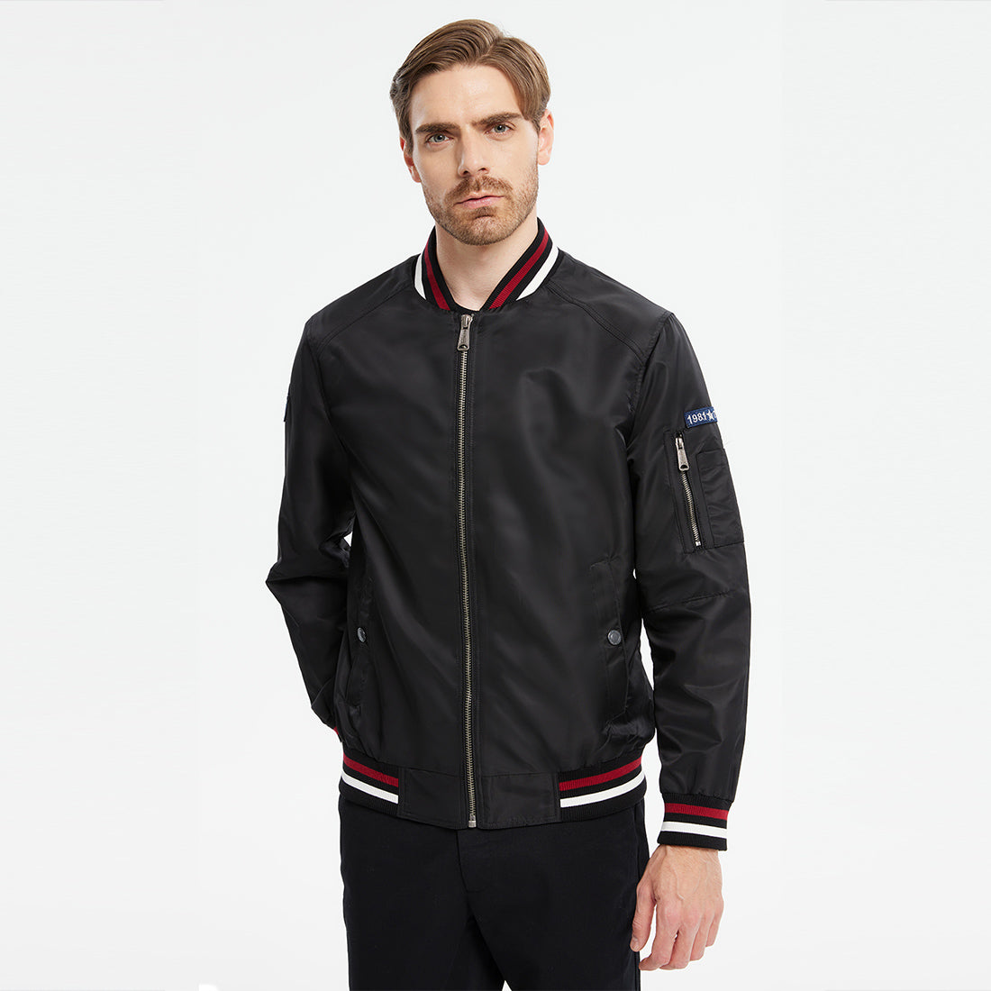 Image of Embroidery Patch Lightweight Bomber Soft Shell