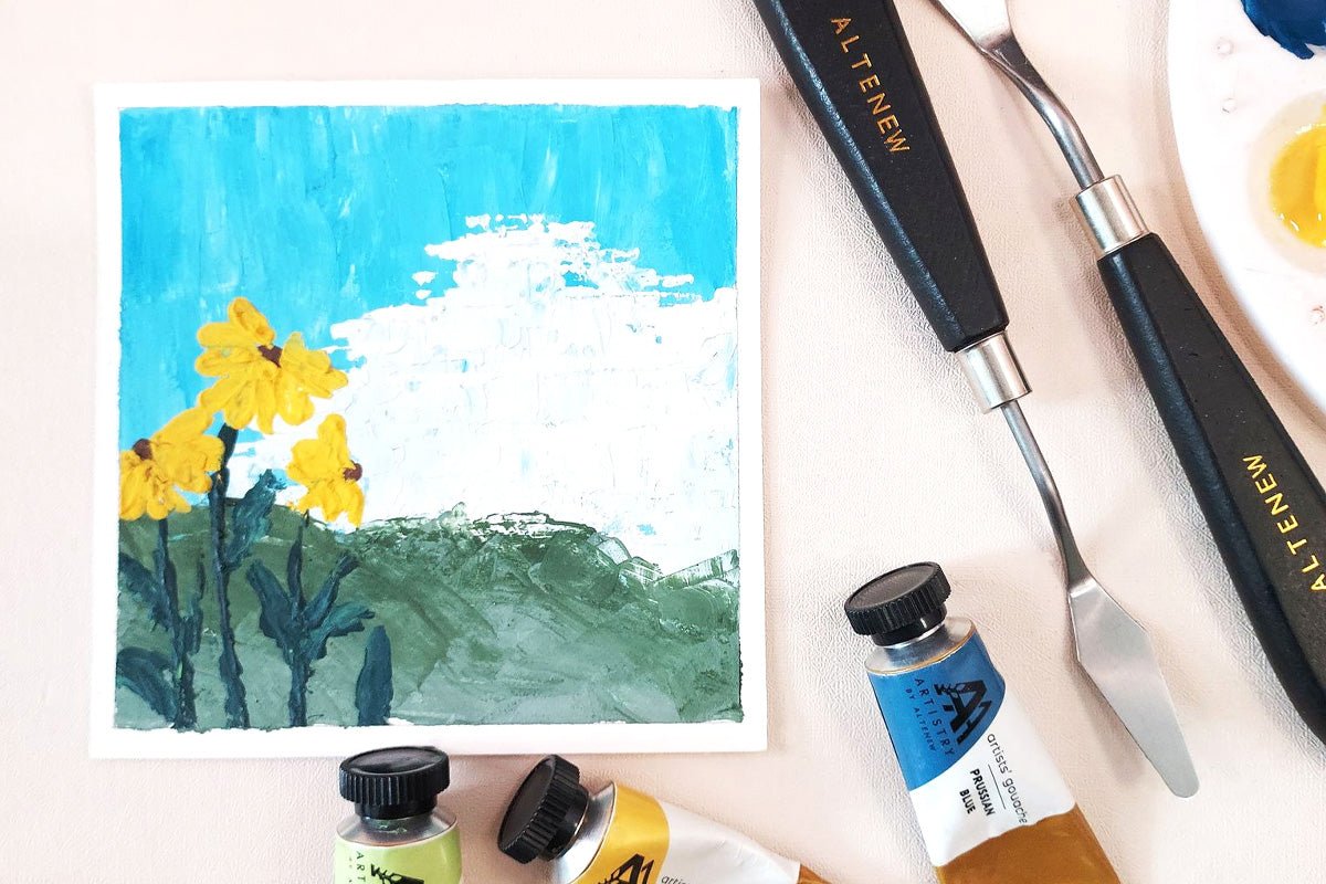 Add a palette knife set to your kit