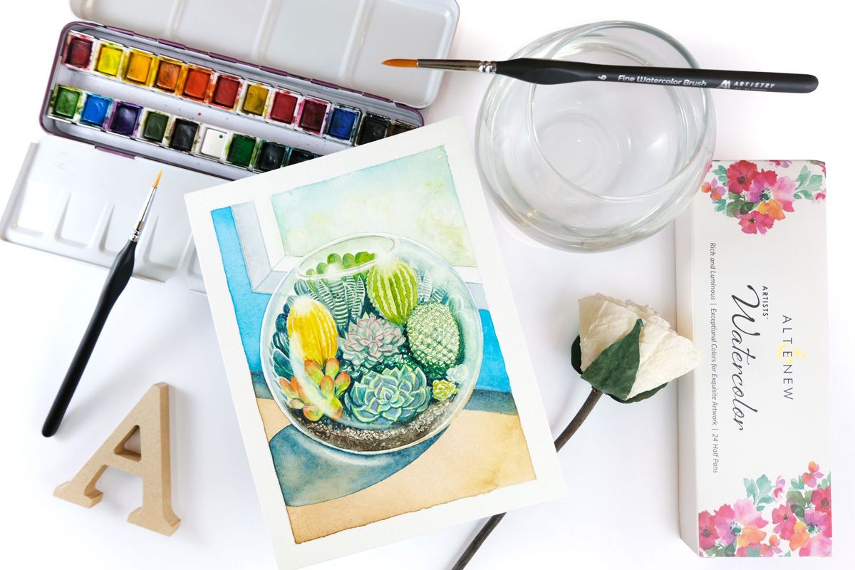 Find the best watercolor painting supplies here at ArtistrybyAltenew!