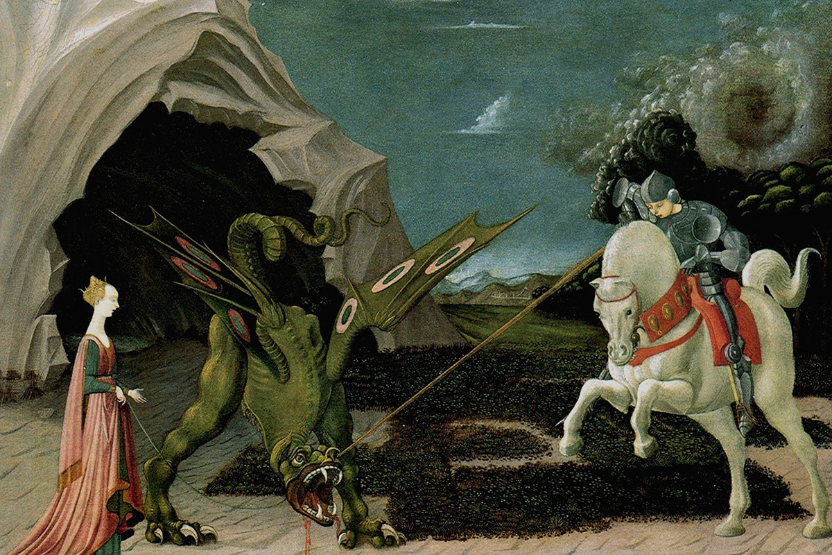 Saint George and the Dragon by Paolo Uccello (c. 1470)