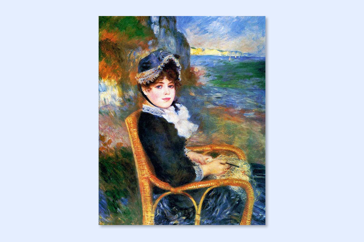 One of Pierre-Auguste Renoir paintings, By The Seashore