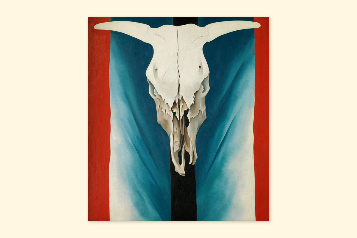 Cow's Skull: Red, White, and Blue (1931)