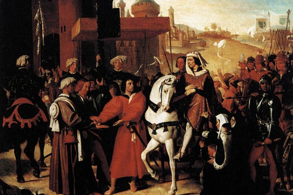 The Entry of the Future Charles V into Paris in 1358 (1821)