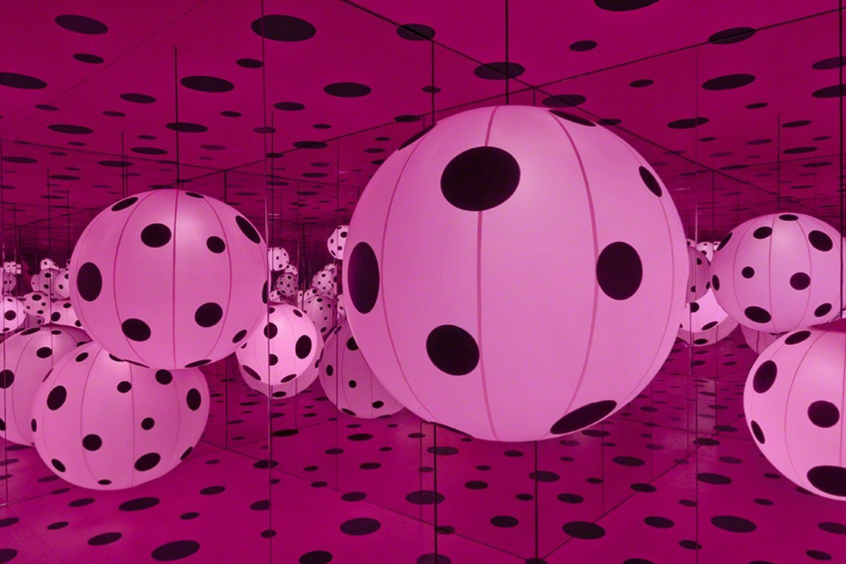 Dots Obsession—Love Transformed into Dots, 2007 (Photo from the Seattle Art Museum)