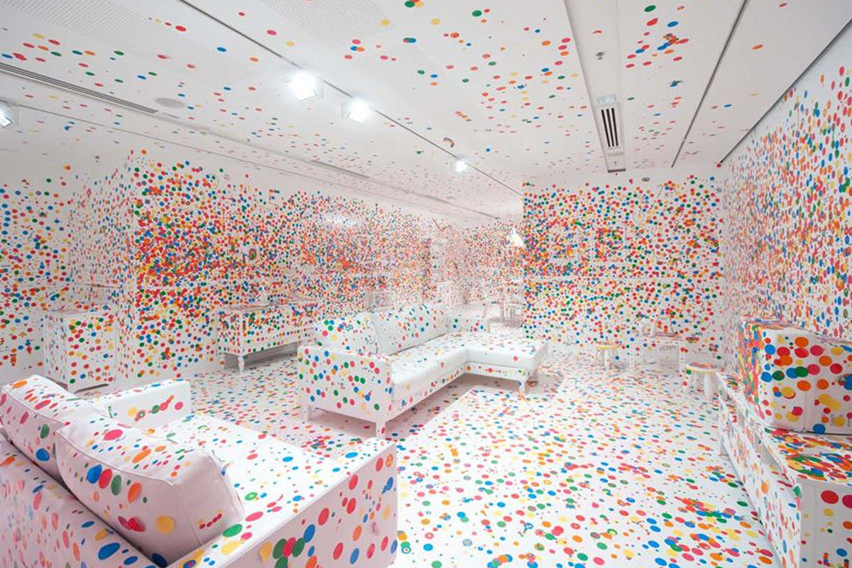 Installation view of The Obliteration Room, 2011 (Photo by Mark Sherwood)