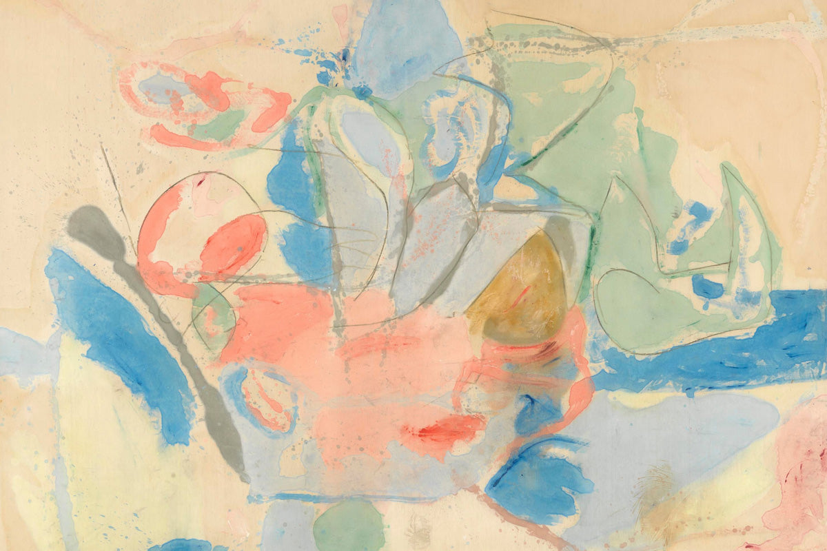 Mountains and Sea by Helen Frankenthaler (1952)