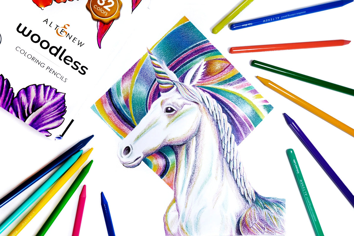 Color in your sketches with colored pencils