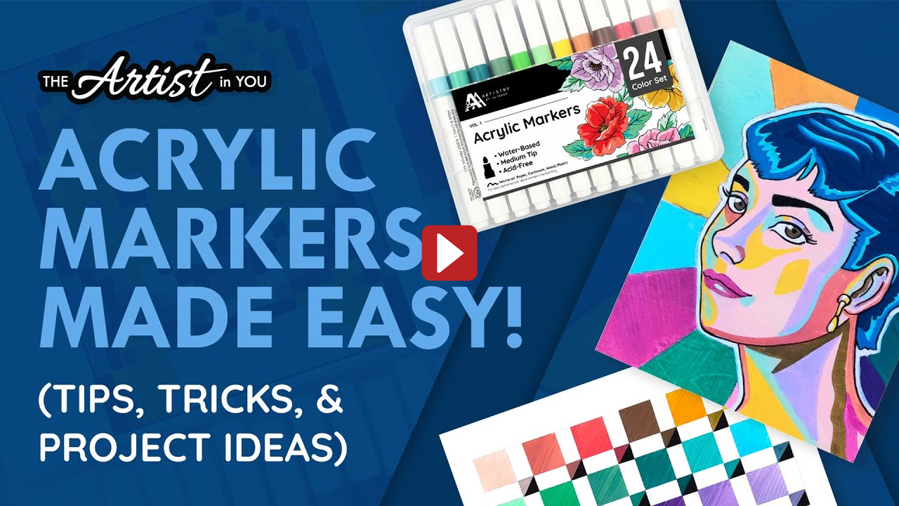 From Novice to Artist: Discover the Magic of Acrylic Markers in This Online Class