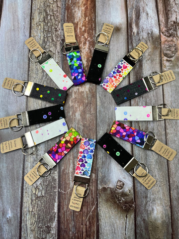 Rainbow keyfobs