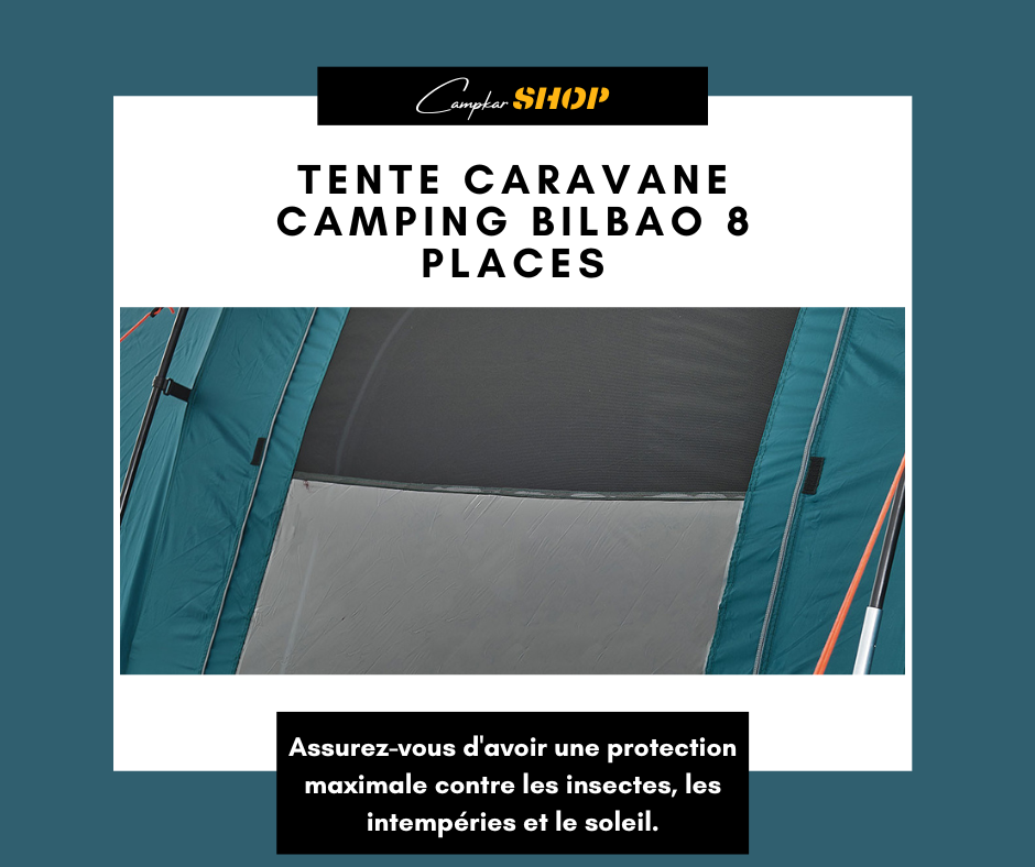 Tente De caravane camping Bilbao 8 places