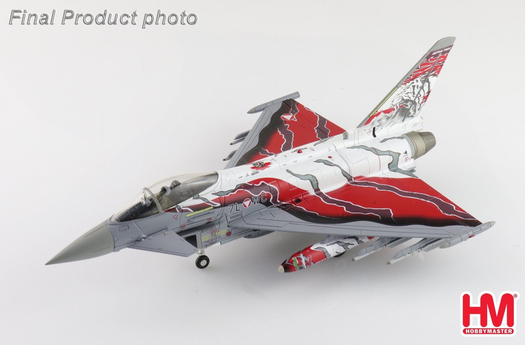 Hobby Master HA6628 1:72 Eurofighter Typhoon 7L+WC, Austrian AF "NATO Tiger Meet 2023"
