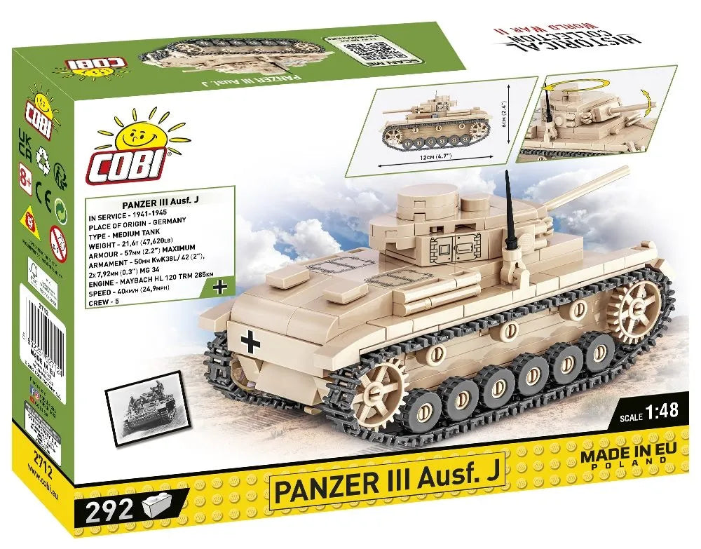 COBI 2712 Panzer III Ausf. J - Aviation Models