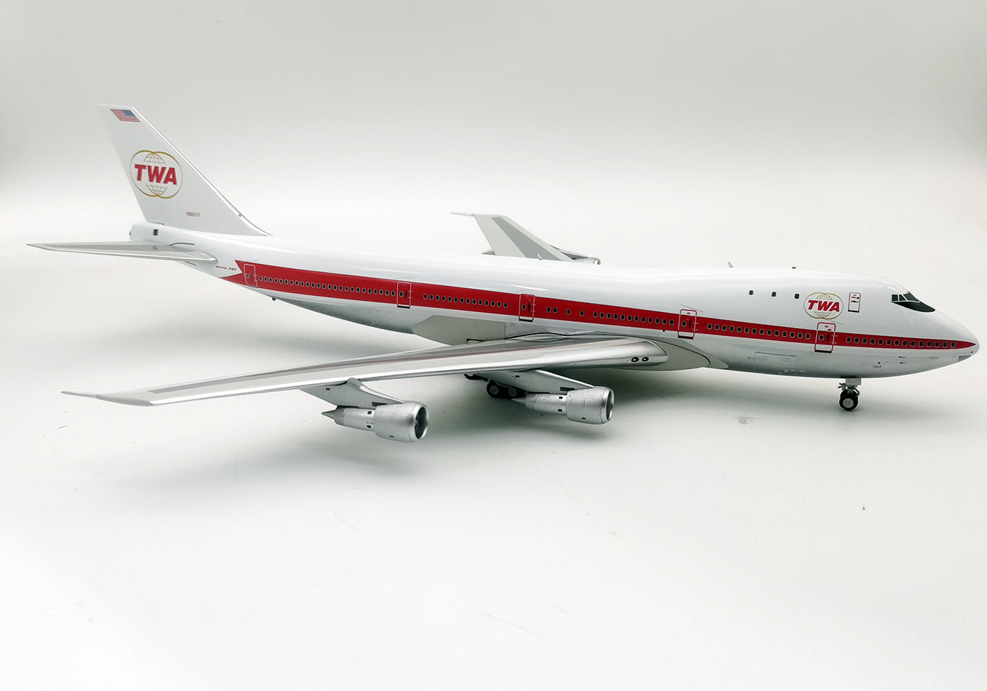 Inflight IF731TW1222P 1:200 TWA Boeing 747-131