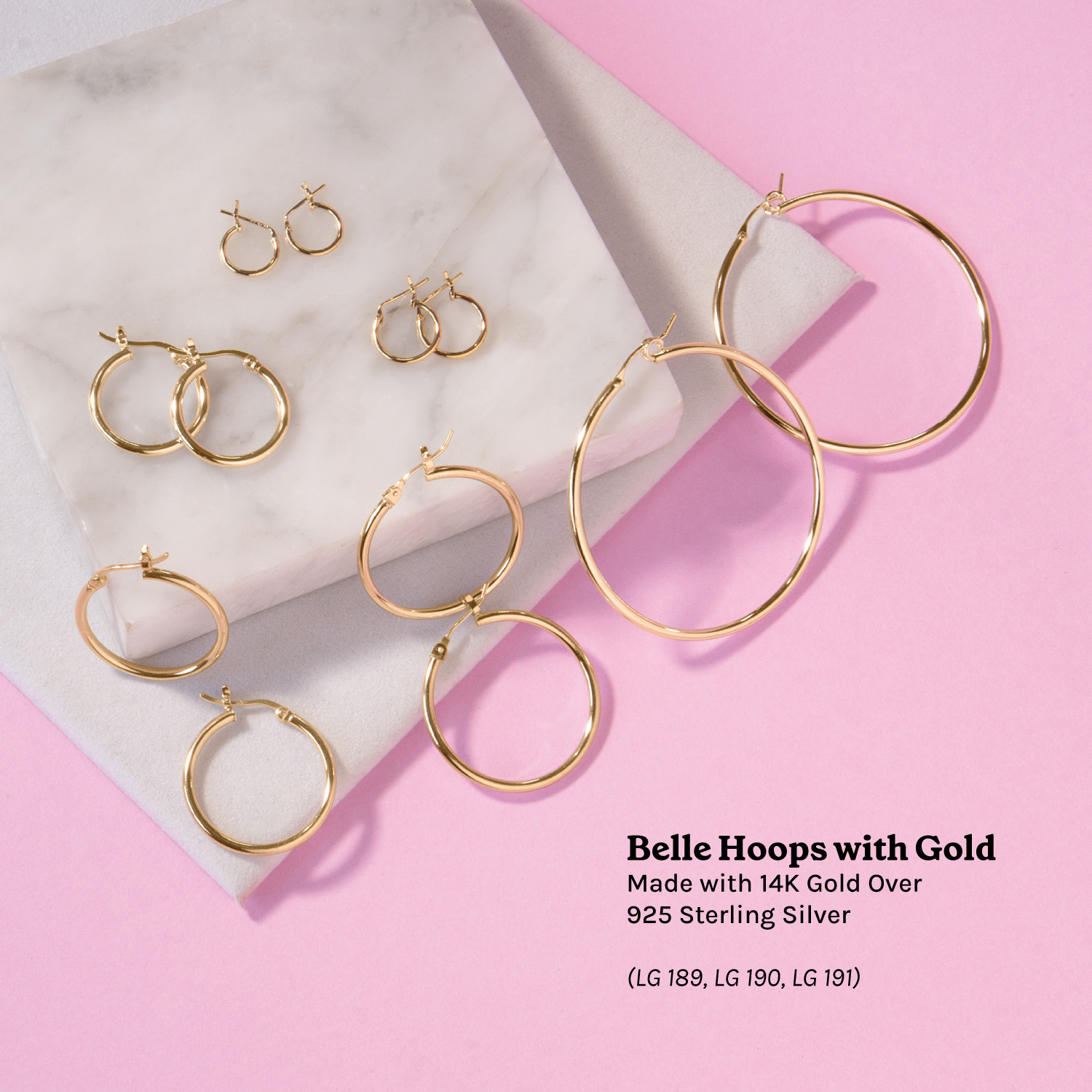 Boma Jewelry Wholesale Belle Hoops with Gold