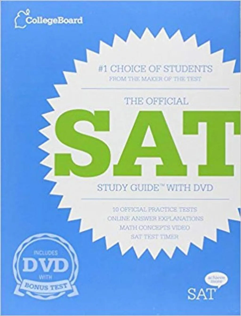 THE OFFICIAL SAT STUDY GUIDE WITH DVD Loja Skeelo