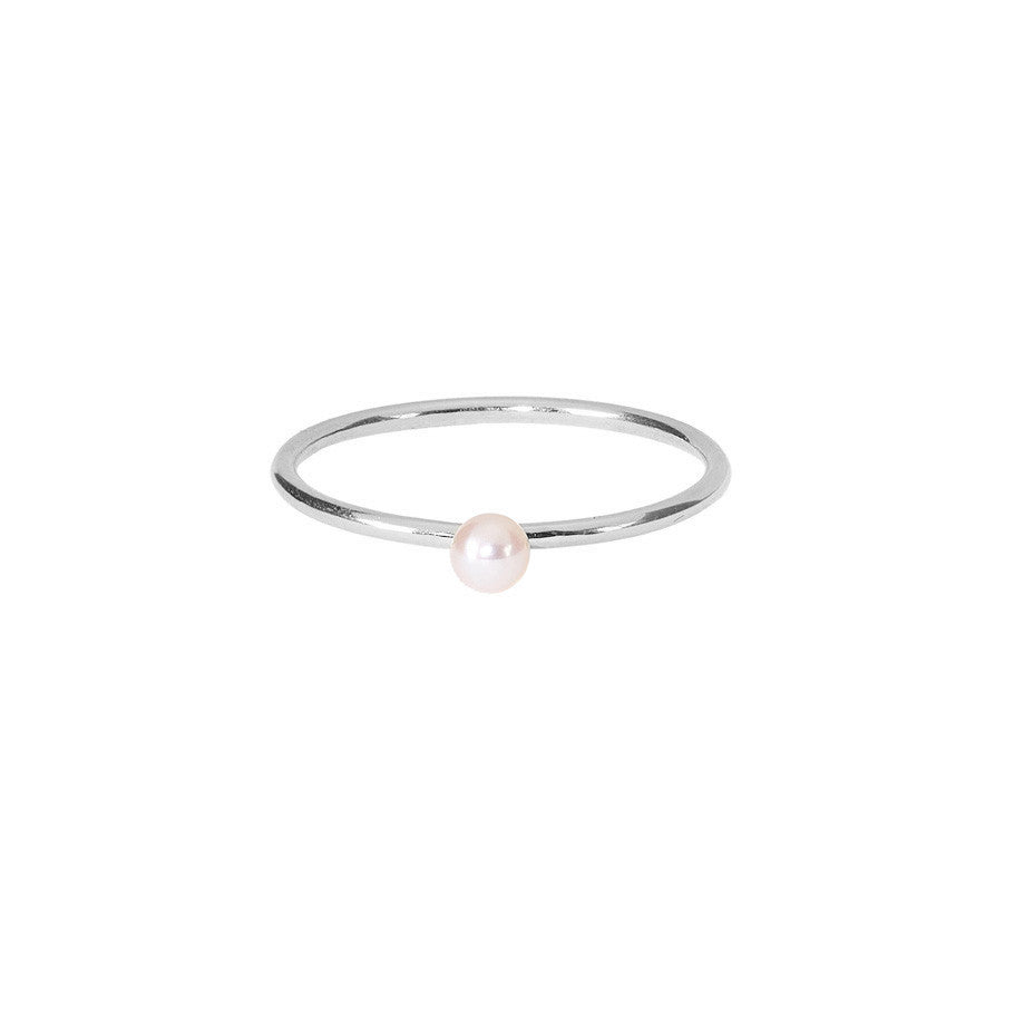 simple pearl ring