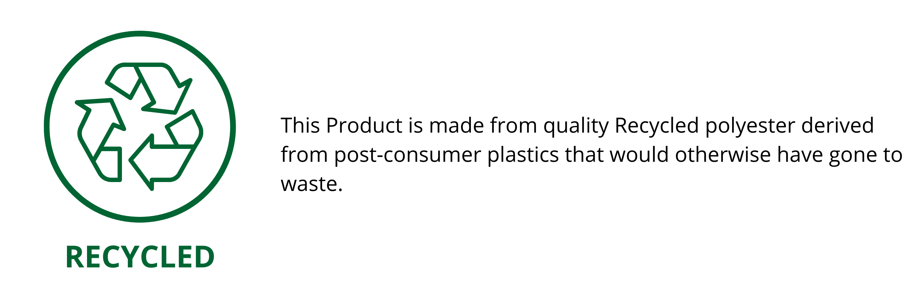 RAPPORT DE DURABILITÉ - POLYESTER RECYCLÉ