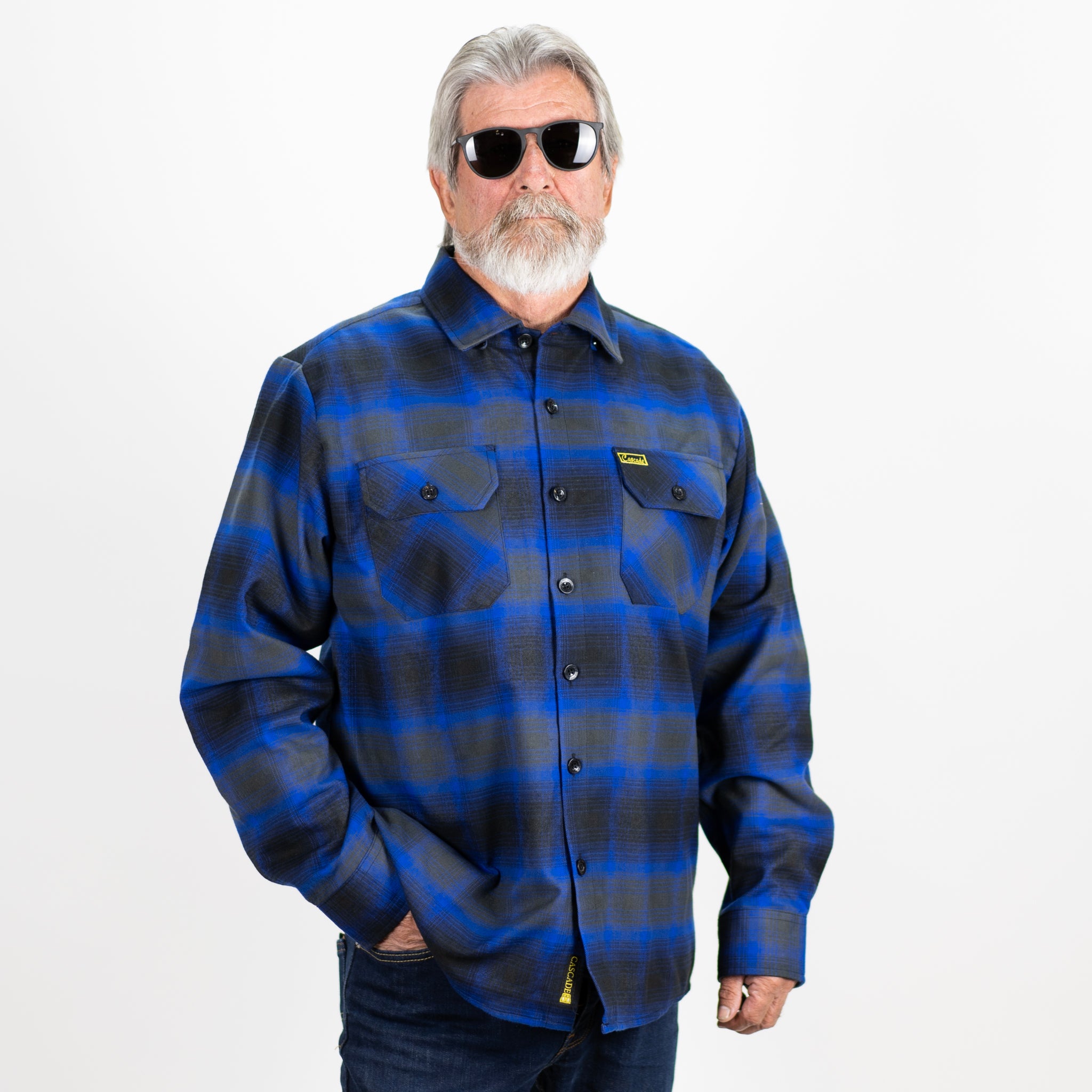 The Original Cascade Flannel - Midnight Blue - The Original Cascade product image