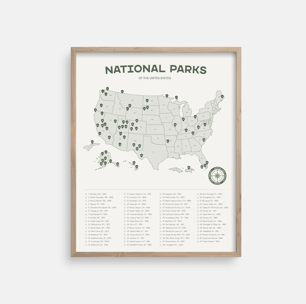 US National Parks Map Checklist Poster The GeoProject   WebsiteSlidesMain F7f32b9f A5a6 420e 976c 33e00ea2b9f4 1000x 