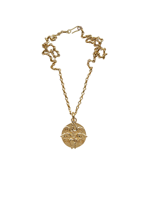 Laura Lombardi Gold Wheat Chain Necklace Laura Lombardi