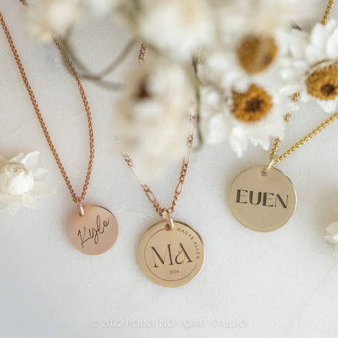 Personalized charm necklaces make the perfect holiday gift for your loved one.
