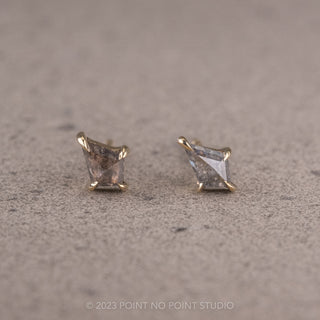 14k Yellow Gold Pyamid Kite Studs – Appelt's Diamonds