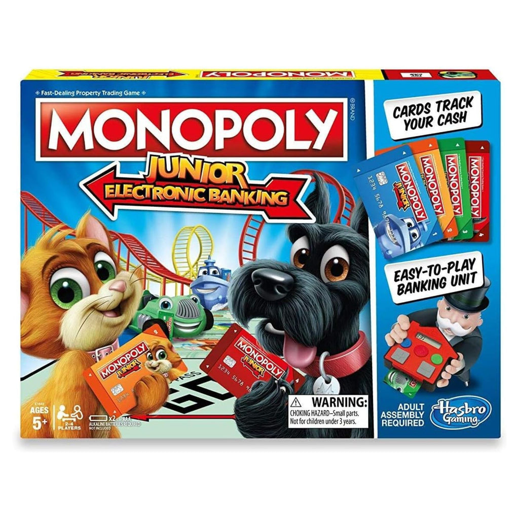 Hasbro Gaming Monopoly Junior: Trucks Edition Board Game, Monopoly Game for  Kids Ages 5+, Kids Board Games for 2-4 Players, Kids Games, Kids Gifts