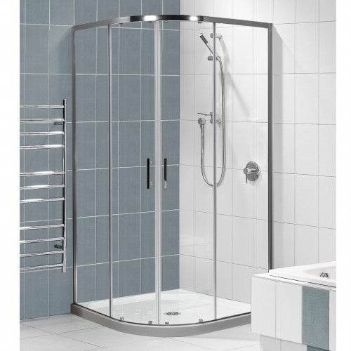 round clearlite showers cezanne tiled shower tile glass suite nz flat watercloset tray slide seal bright water chrome