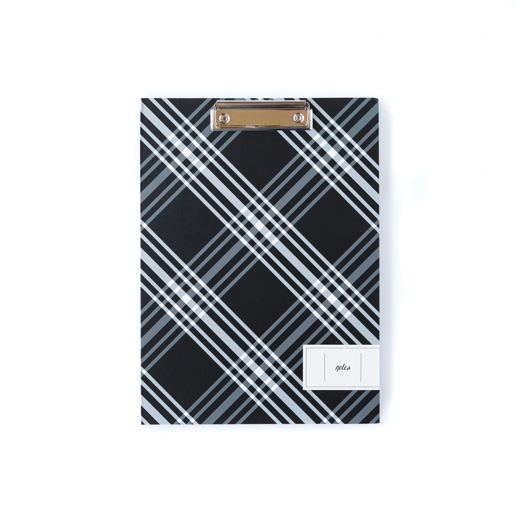 plaid paper goods