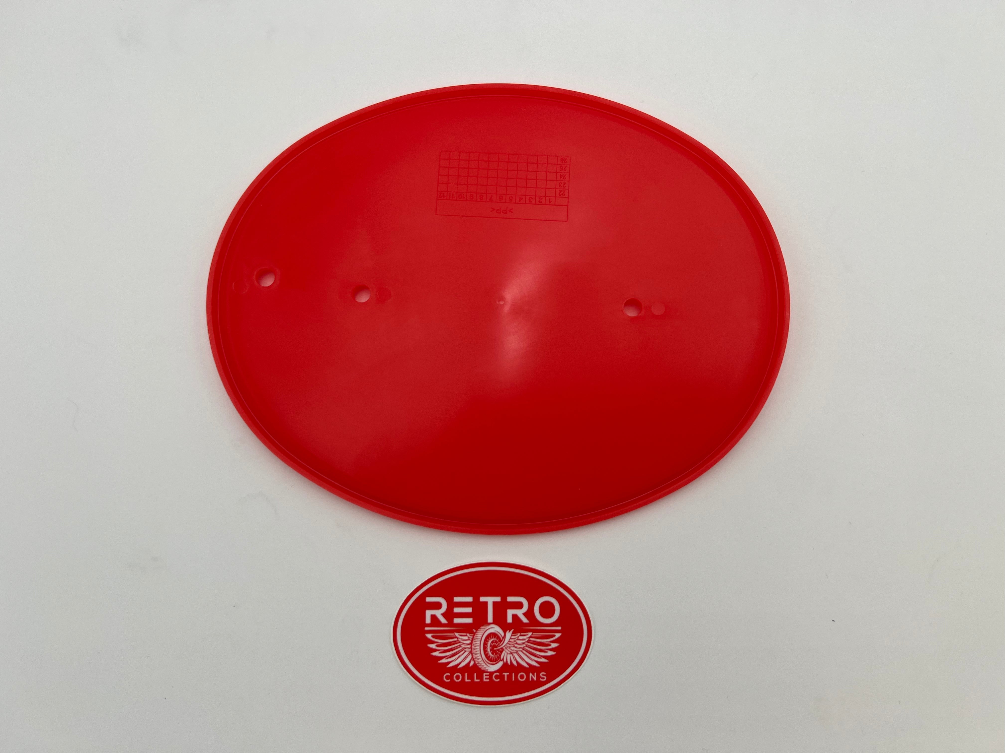 1979-1987 Honda Z50R Red Number Plate