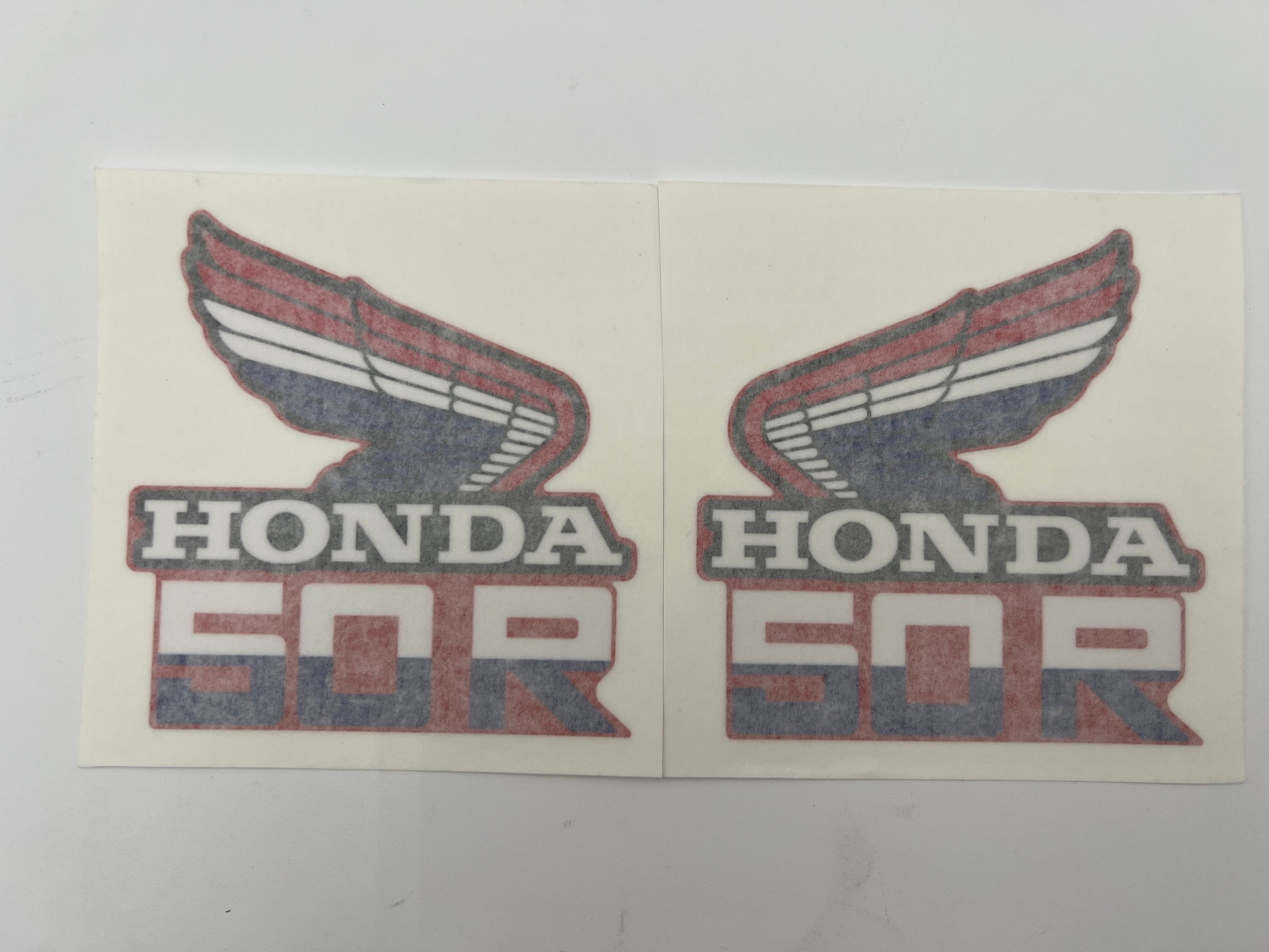 1985 Honda Z50R Gas Tank Decal Set