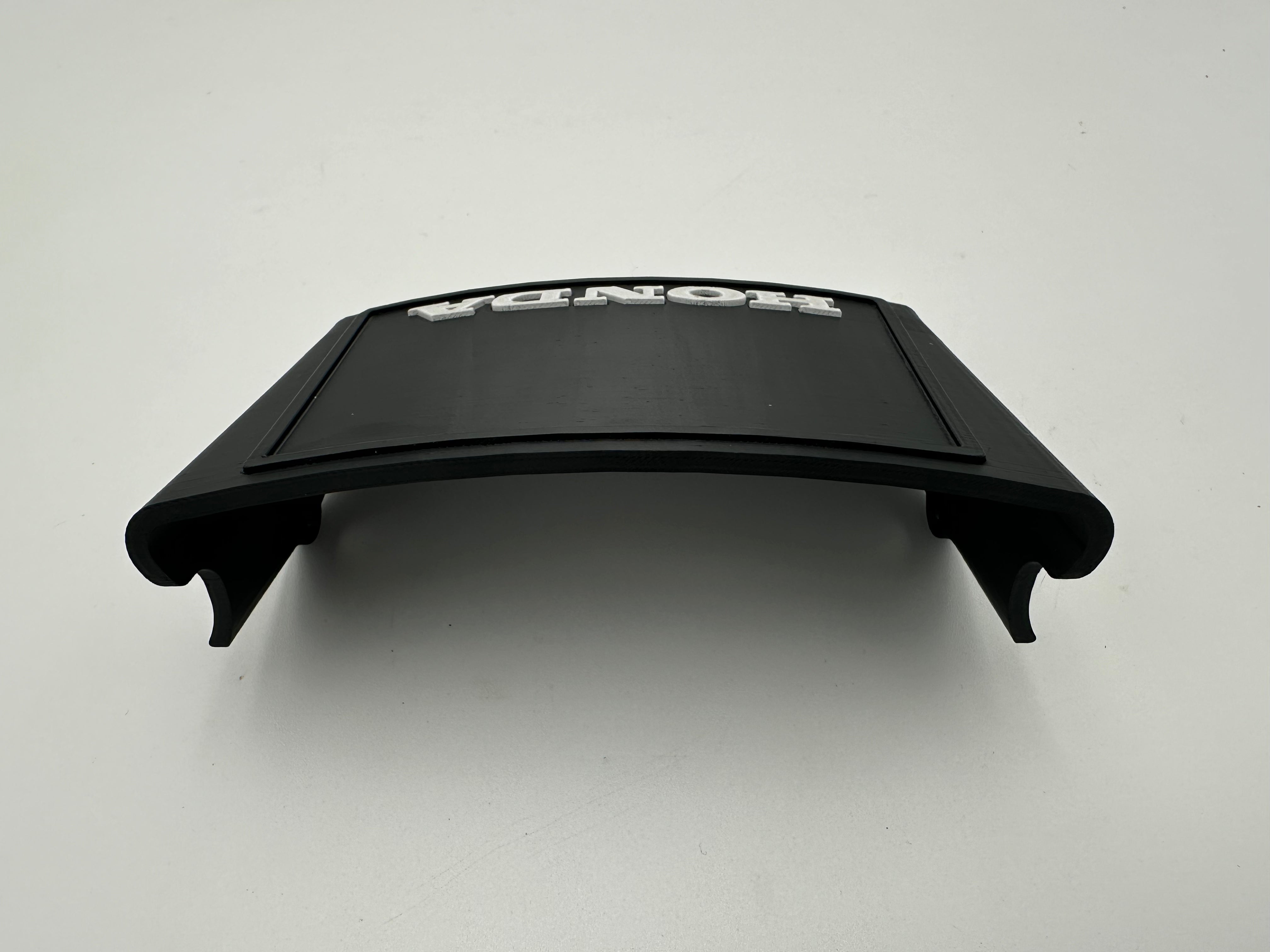 1978-1985 Honda ATC 70 3D Printed Black and White Front Number Plate