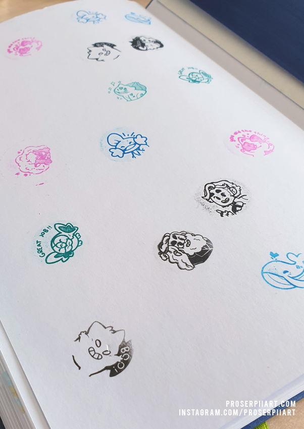 Pokemon Mimikyu and Gengar Self-Inking Stamps
