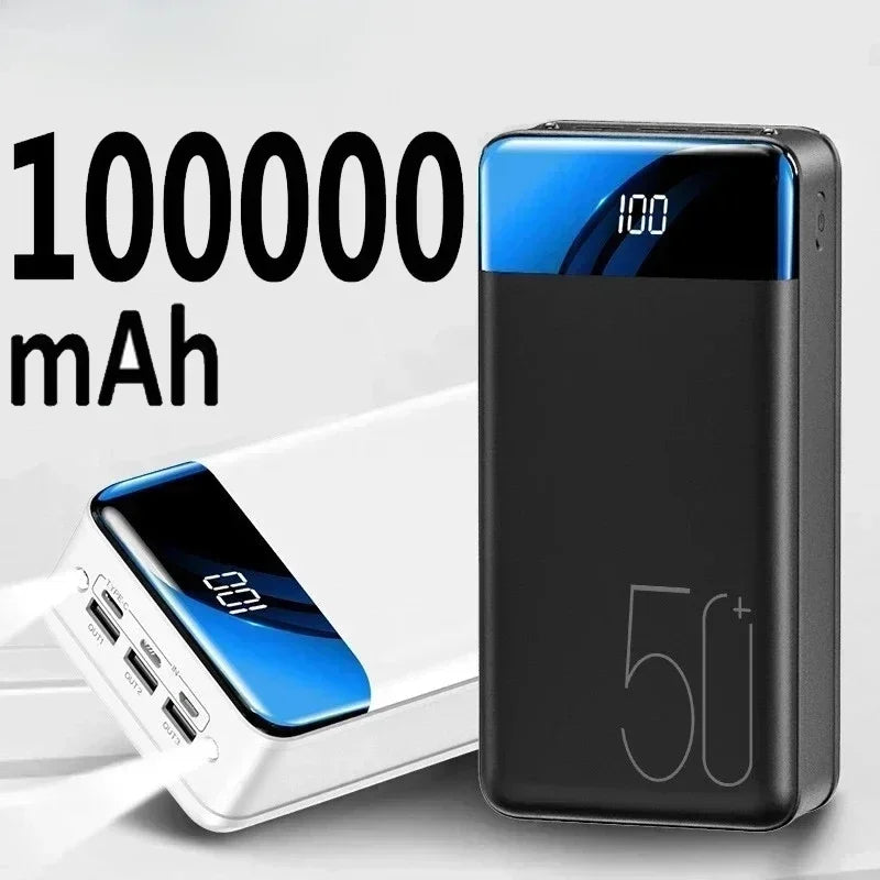 200000mAh Large Capacity Power Bank   Super Fast Charging Power Bank With external Power Supply For Tablet, IPHONE And Computer