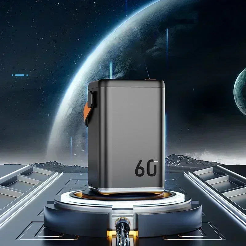 60000mAh PD Large Capacity 30W Power Bank With LED Light Portable Power Bank Station With External Battery And Fast Charger For IPHONE