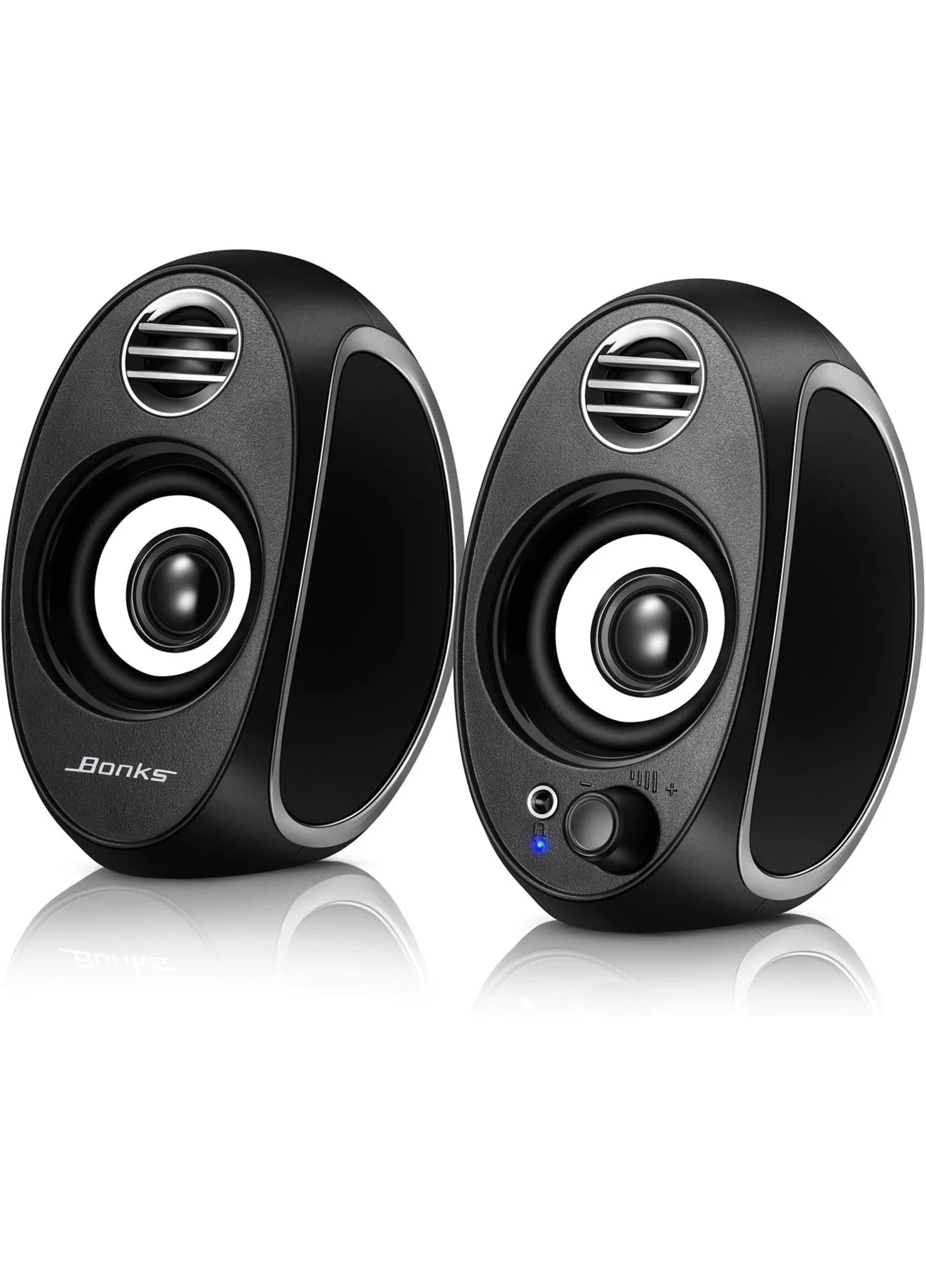 PC Powered Speakers for Desktop USB Powered Monitor Speakers for Computer, TV, Laptop And Gaming