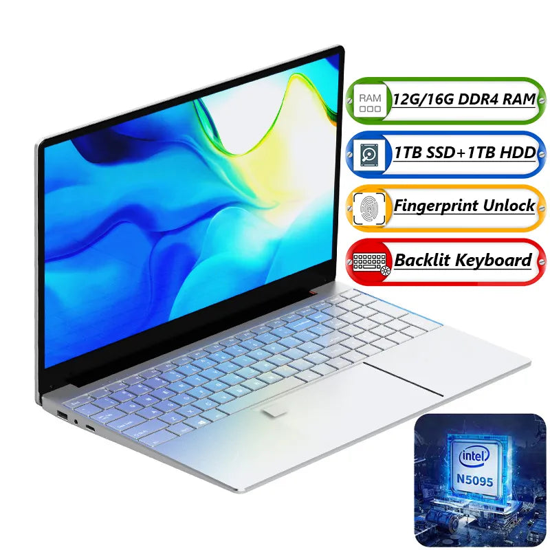 Office Laptop Portable Notebook Computer Pro Gamer PC