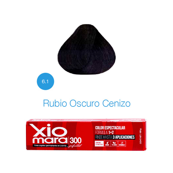 Xiomara 300 6.1 Rubio Oscuro Cenizo