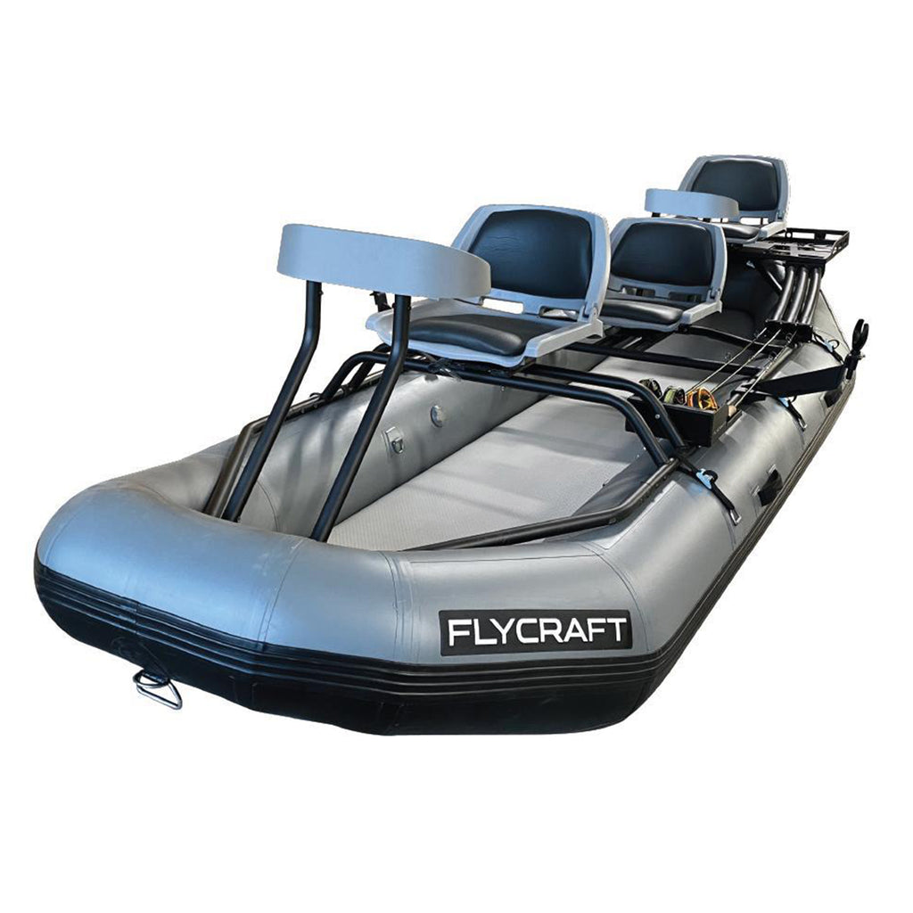 Flycraft Stealth X 2 Man Fishing Raft W Gear Rack Trout Stalkers Fly Shop