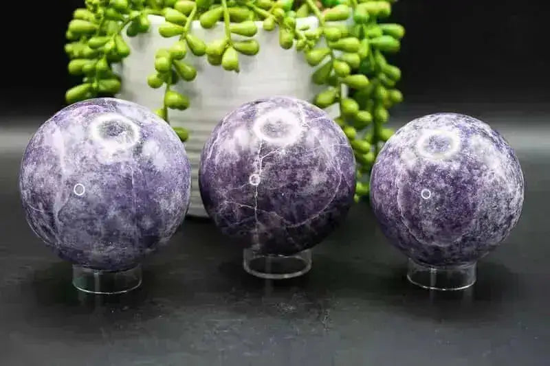 Lepidolite Sphere - 3"