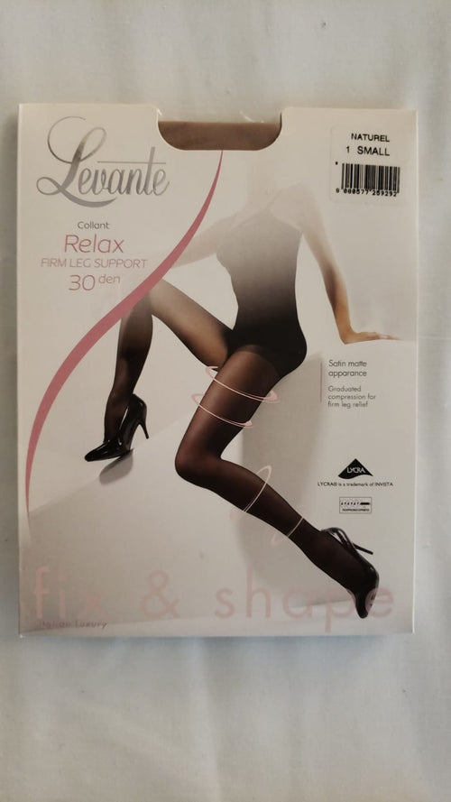 Levante Relax Firm Sheer Support Pantyhose Londra Small at