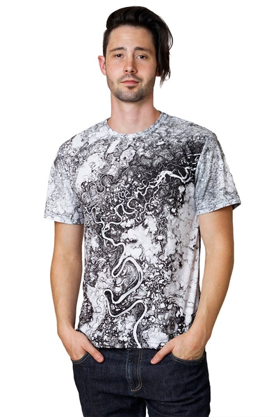 Mens Short Sleeve T-shirt-Nature Inspired Clothing-Earth Image Apparel ...