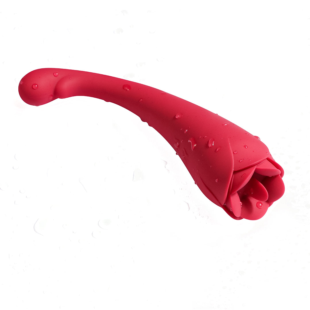 Rose Toy Tongue G Spot Vibrator